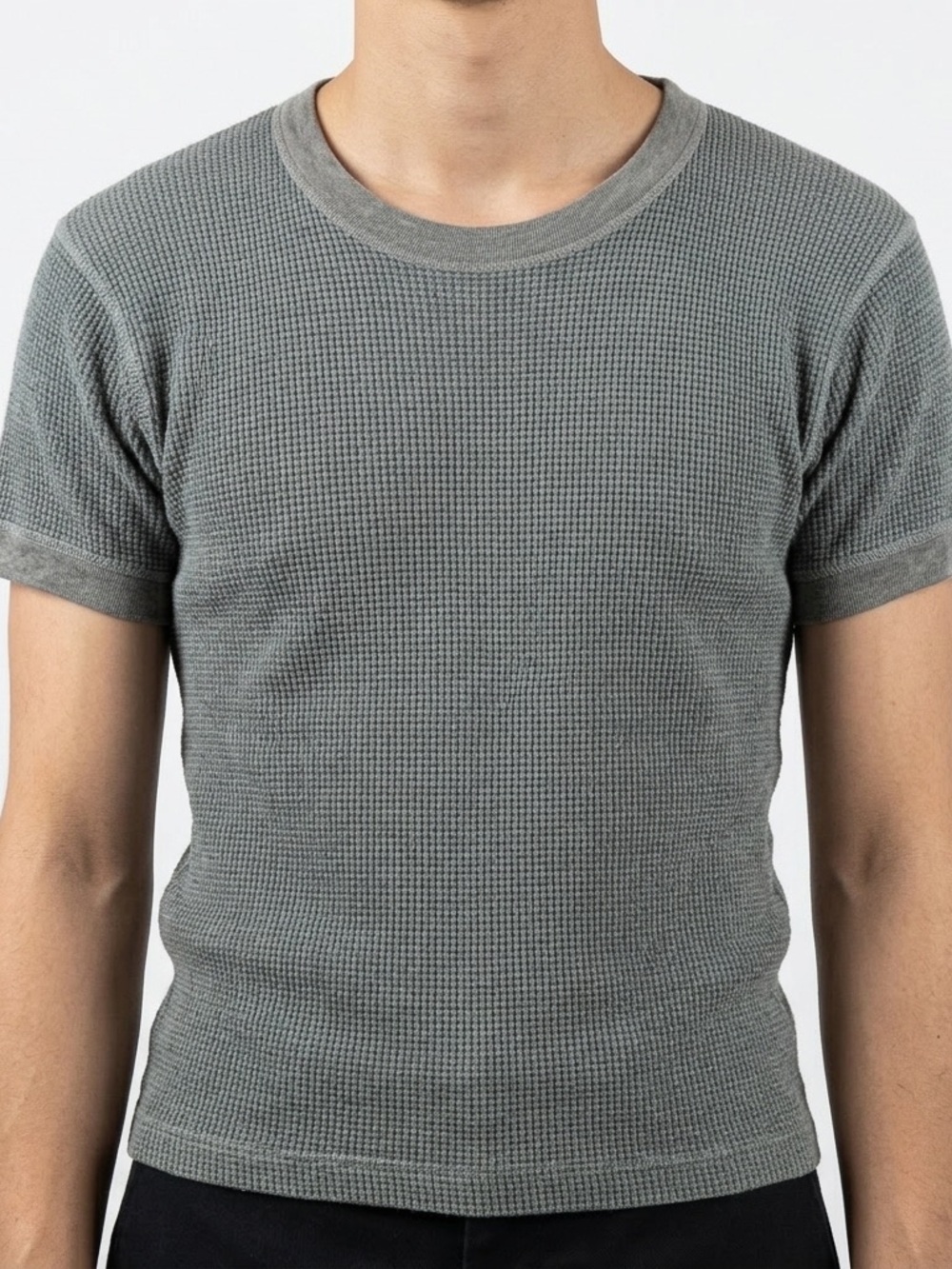 Vintage Sears Men’s Small Waffle Knit Thermal T-Shirt Short Sleeve Tee Canadian